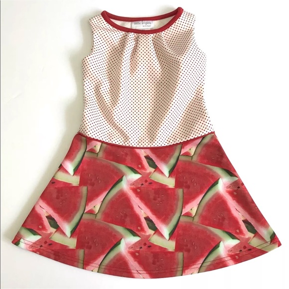 little girl watermelon dress